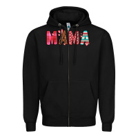 Black mama Zipper Hoodie - JahusDesignShop