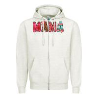 Oatmeal Heather mama Zipper Hoodie - JahusDesignShop