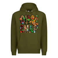 Army Green Oh snap Christmas Premium Hoodie - NancyCooperArtShop