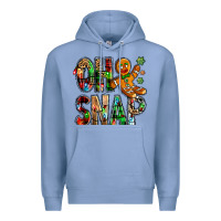 Colony Blue Oh snap Christmas Premium Hoodie - NancyCooperArtShop