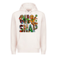 Pale Pink Oh snap Christmas Premium Hoodie - NancyCooperArtShop