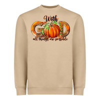 Mushroom With God All Thing Are Possible Heavyweight Sweatshirt - RanaPortraitStore