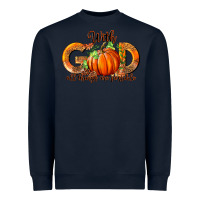 Navy With God All Thing Are Possible Heavyweight Sweatshirt - RanaPortraitStore