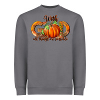 Storm With God All Thing Are Possible Heavyweight Sweatshirt - RanaPortraitStore