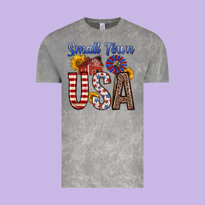 Small Town Usa Vintage Tee Designed By Zillion Design Studio