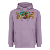 Lavender Western Mom Red Angus Cow Heavyweight Hoodie - LillyAllenDesigns