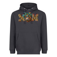 Smoke Western Mom Red Angus Cow Heavyweight Hoodie - LillyAllenDesigns