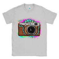 Moon Dust tie dye gemstone vintage camera Classic Tee - FaDigitalArtStudio
