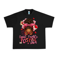 Black cupid's favorite postal worker afro messy bun Urban Heavy Tee - texasbilliewilder