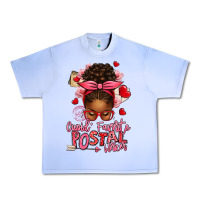Grape Ice cupid's favorite postal worker afro messy bun Urban Heavy Tee - texasbilliewilder
