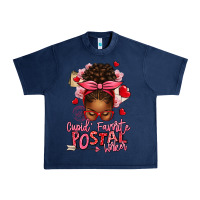 Navy cupid's favorite postal worker afro messy bun Urban Heavy Tee - texasbilliewilder