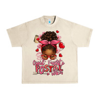 Sandshell cupid's favorite postal worker afro messy bun Urban Heavy Tee - texasbilliewilder