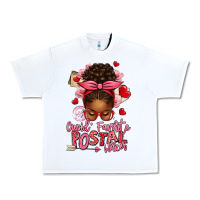 Cupid's Favorite Postal Worker Afro Messy Bun Urban Heavy Tee | Teevron