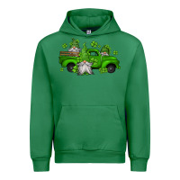 Emerald st patrick's gnomes farm truck Urban Hoodie - Jasminsmagicworld