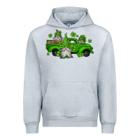 Heather Grey st patrick's gnomes farm truck Urban Hoodie - Jasminsmagicworld