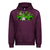 Mauve Wine st patrick's gnomes farm truck Urban Hoodie - Jasminsmagicworld