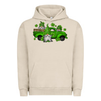Pigment French Oak st patrick's gnomes farm truck Urban Hoodie - Jasminsmagicworld