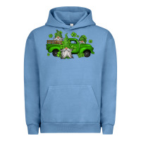 Pigment Pebble Blue st patrick's gnomes farm truck Urban Hoodie - Jasminsmagicworld