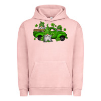 Pigment Salmon st patrick's gnomes farm truck Urban Hoodie - Jasminsmagicworld