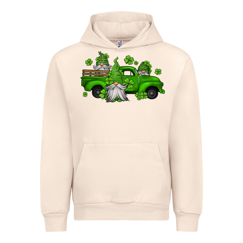 St Patrick's Gnomes Farm Truck Urban Hoodie by Jasminsmagicworld | Teevron