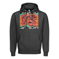 Charcoal Heather pucker up Zipper Hoodie - JahusDesignShop
