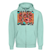 Seafoam pucker up Zipper Hoodie - JahusDesignShop