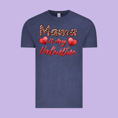 Mama Is My Valentine Vintage Tee Designed By Ranaportraitstore