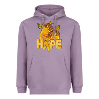 Lavender hope yellowribbonchildhood cancer nails Heavyweight Hoodie - NancyCooperArtShop