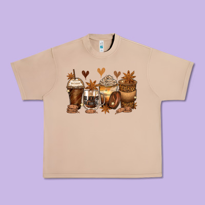 Melanin Afro Coffee Cups Urban Heavy Tee Designed By Zillion Design Studio