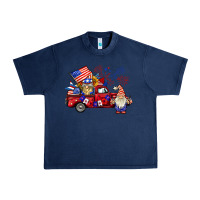 Navy american gnomies truck Urban Heavy Tee - BarkalooDesign