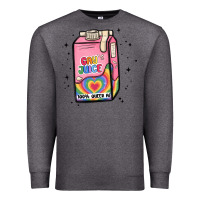 Charcoal Heather gay juice Premium Sweatshirt - MaliasSmallBusiness