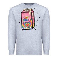 Heather Grey gay juice Premium Sweatshirt - MaliasSmallBusiness