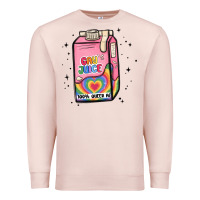 Pale Pink gay juice Premium Sweatshirt - MaliasSmallBusiness