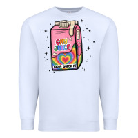 White gay juice Premium Sweatshirt - MaliasSmallBusiness