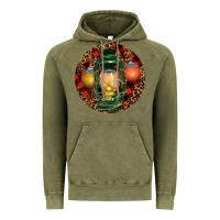 Vintage Olive Xmas Lantern Christmas Vintage Hoodie - RanaPortraitStore