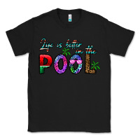 Black life is better İn the pool Classic Tee - CowhideDigitalArt