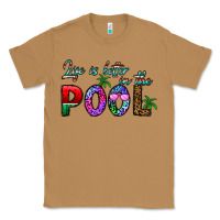 Toasted Coconut life is better İn the pool Classic Tee - CowhideDigitalArt