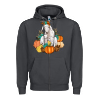 Smoke Goat family fall pumpkins gemstone Zipper Hoodie - Artiststas