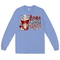 Colony Blue baseball mom coffee Long Sleeve Tee - RacoonDesign