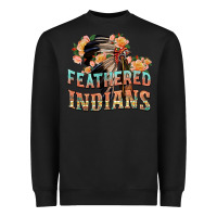 Black feathered indians Heavyweight Sweatshirt - texasbilliewilder