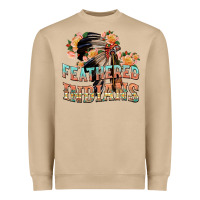Mushroom feathered indians Heavyweight Sweatshirt - texasbilliewilder