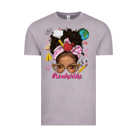 Vintage Zinc afro messy bun teacherlife Vintage Tee - texasbilliewilder