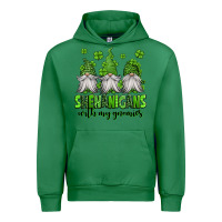 Emerald shenanigans with my gnomies st patricks day gnomes Urban Hoodie - Jasminsmagicworld