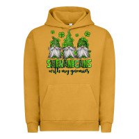Pigment Peanut Butter shenanigans with my gnomies st patricks day gnomes Urban Hoodie - Jasminsmagicworld