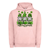 Pigment Salmon shenanigans with my gnomies st patricks day gnomes Urban Hoodie - Jasminsmagicworld