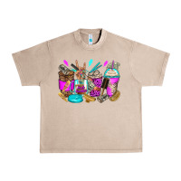 French Oak hair hustler coffee cups Urban Heavy Tee - Zillion Design Studio