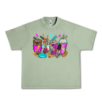 Oil Green hair hustler coffee cups Urban Heavy Tee - Zillion Design Studio