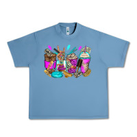 Pebble Blue hair hustler coffee cups Urban Heavy Tee - Zillion Design Studio