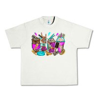 Pistachio hair hustler coffee cups Urban Heavy Tee - Zillion Design Studio
