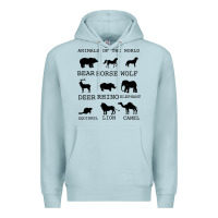 Blue Mist Anımals Of The World Premium Hoodie - Bettercallsaul